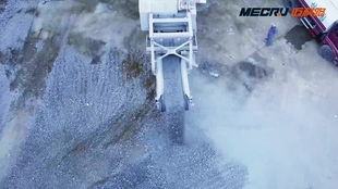 移動破碎篩分設備,邁科路建筑廢料處理移動破碎站