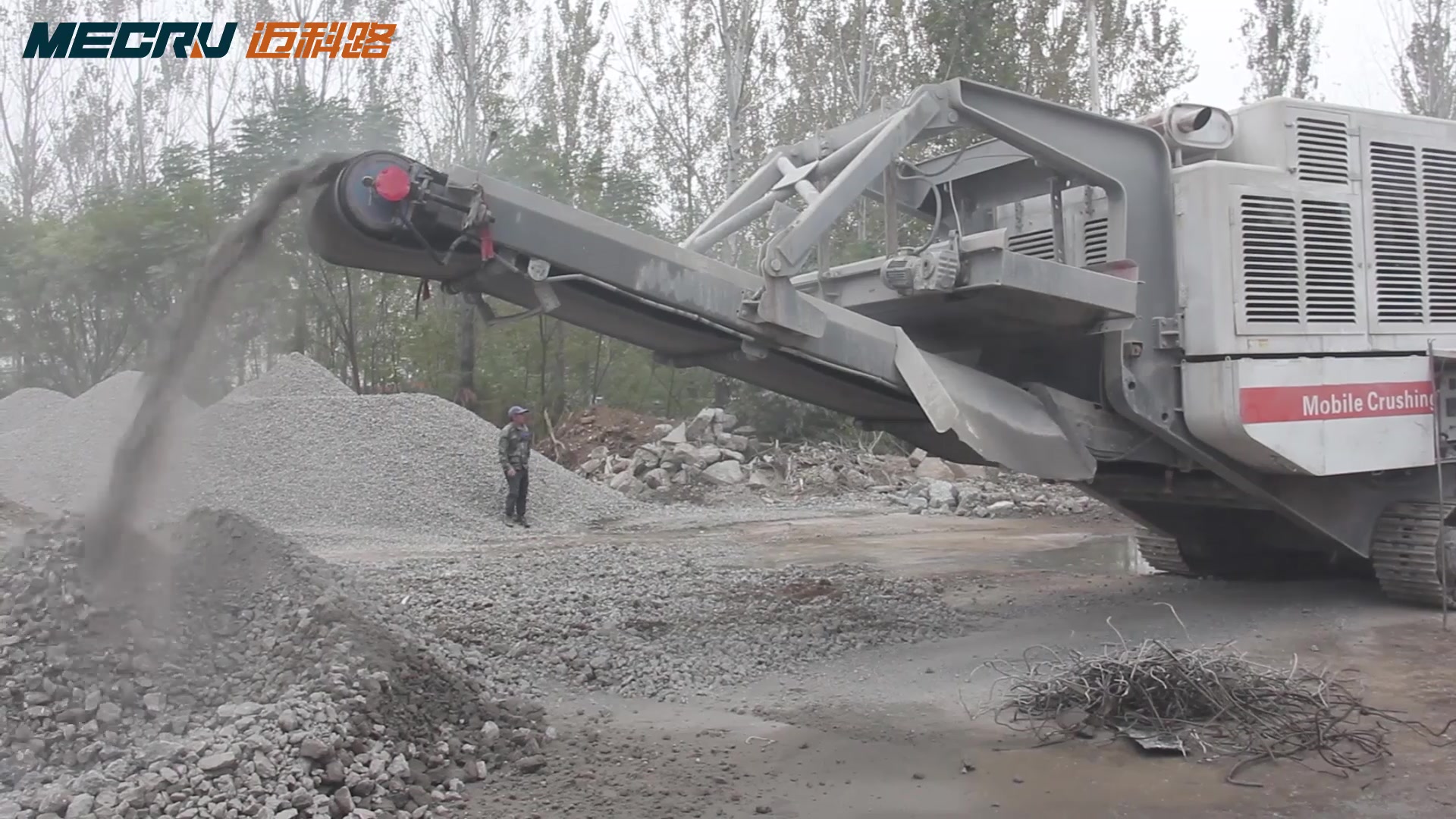 移動(dòng)破碎，高效施工——邁科路重工移動(dòng)破碎站引領(lǐng)行業(yè)變革